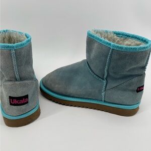 UKALA Australian Suede Boots 100% Merino Wool Lining Women's Size 8